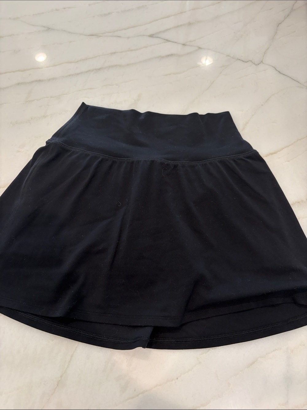 Amazon Women’s Black Athletic Skort with Wide Waistband